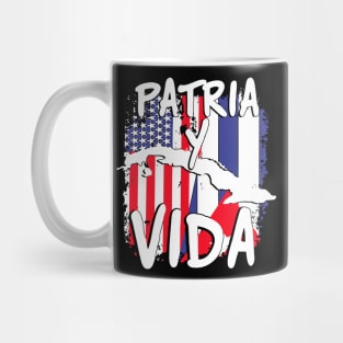 Cuban american Flag Bandera Cubana Cuba Flags Mug